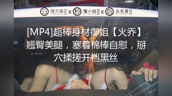 [MP4]超棒身材御姐【火乔】翘臀美腿，塞着棉棒自慰，掰穴揉搓开档黑丝