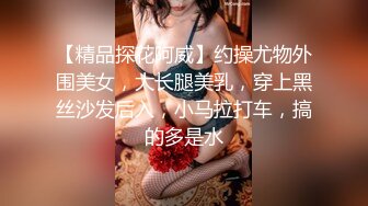 【精品探花阿威】约操尤物外围美女，大长腿美乳，穿上黑丝沙发后入，小马拉打车，搞的多是水