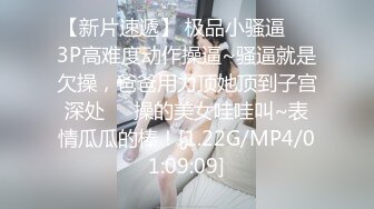 【新片速遞】 极品小骚逼❤️3P高难度动作操逼~骚逼就是欠操，爸爸用力顶她顶到子宫深处❤️操的美女哇哇叫~表情瓜瓜的棒！[1.22G/MP4/01:09:09]