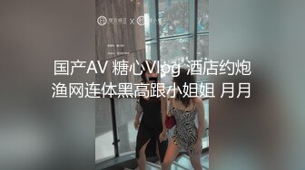 国产AV 糖心Vlog 酒店约炮渔网连体黑高跟小姐姐 月月