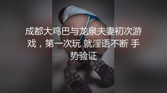 成都大鸡巴与龙泉夫妻初次游戏，第一次玩 就淫语不断 手势验证