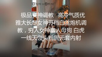 ✿极品女神调教✿高冷气质优雅大长腿女神开档白丝炮机调教，穷人女神富人母狗 白虎一线天馒头粉屄无套内射